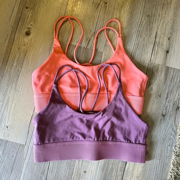P’TULA Pink and Purple Strappy Bra Bundle - Picture 1 of 5